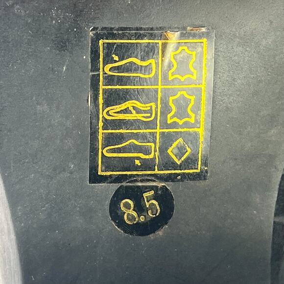 Jeffrey Campbell Black Leather Square Toe Ankle Boots Booties 8.5 - Picture 13 of 13